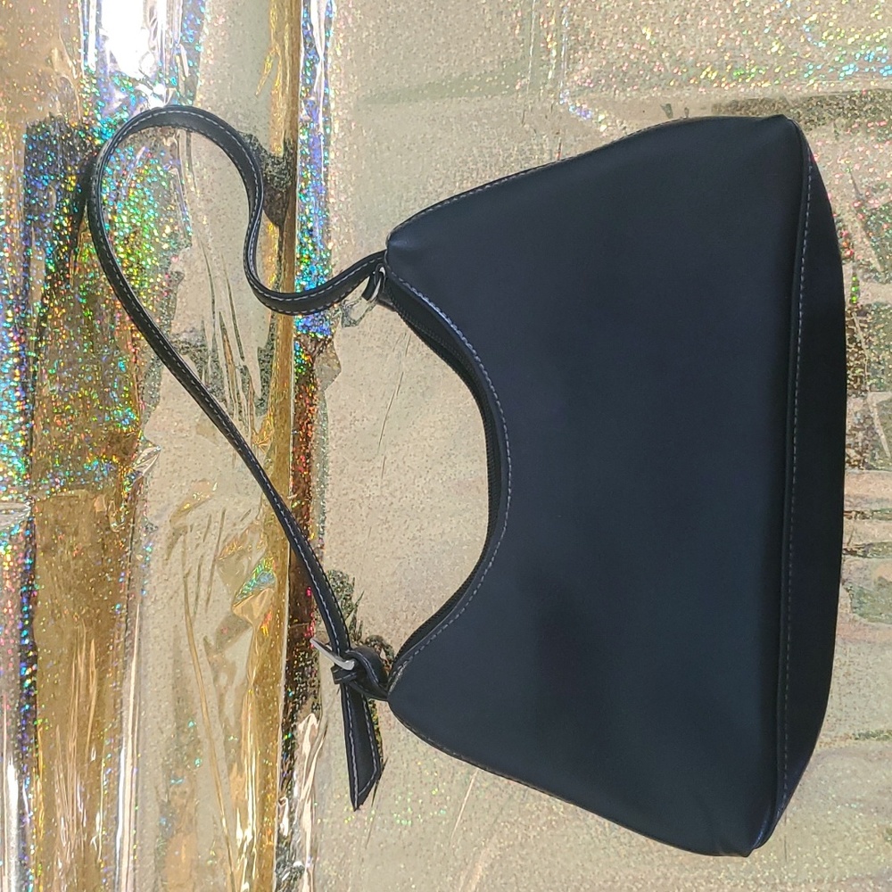 Small Black Leather Purse